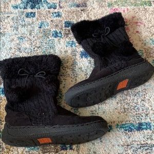 Little Girl Size 3 Micheal Kors Black Winter Boots